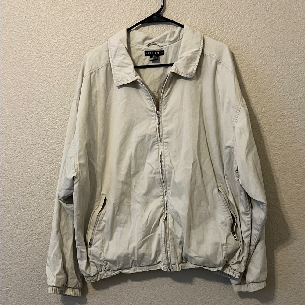 Nike Light Gray Bomber Jacket